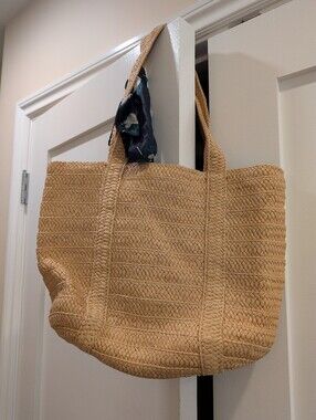 Draper James Lined Woven Tote